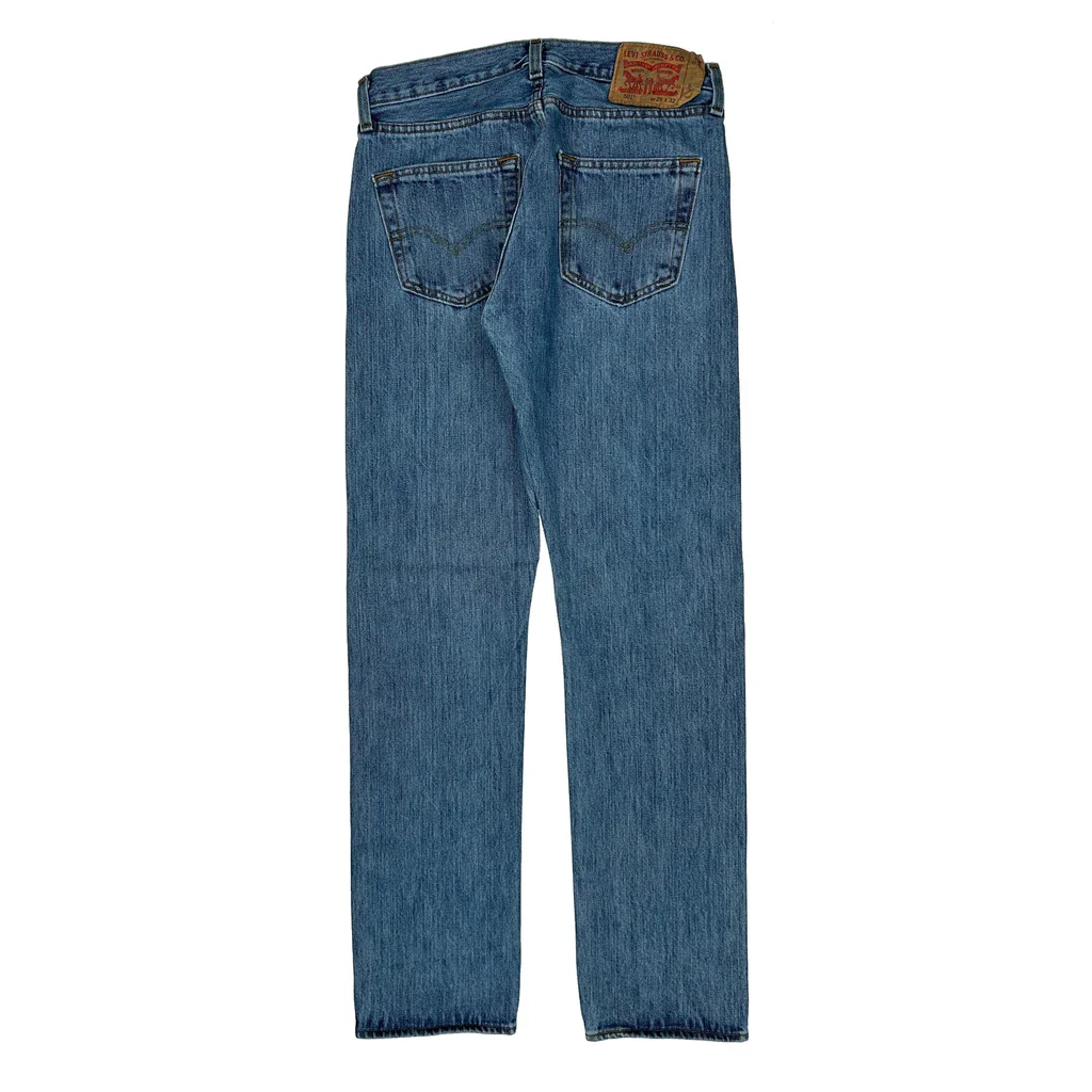 501 Levis Jeans - 30W 31L Blue Denim