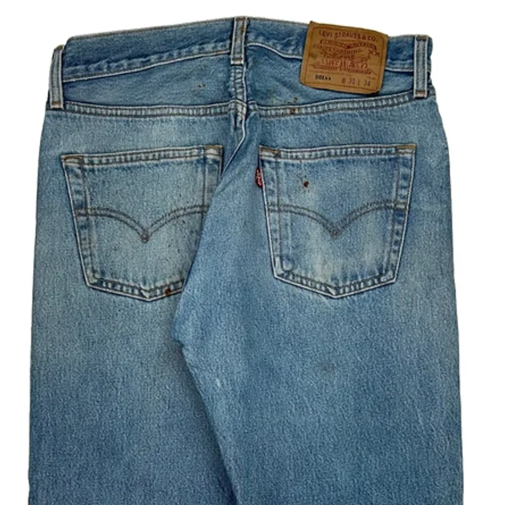 501 Levis Jeans - 31W 34L Blue Cotton - Image 7