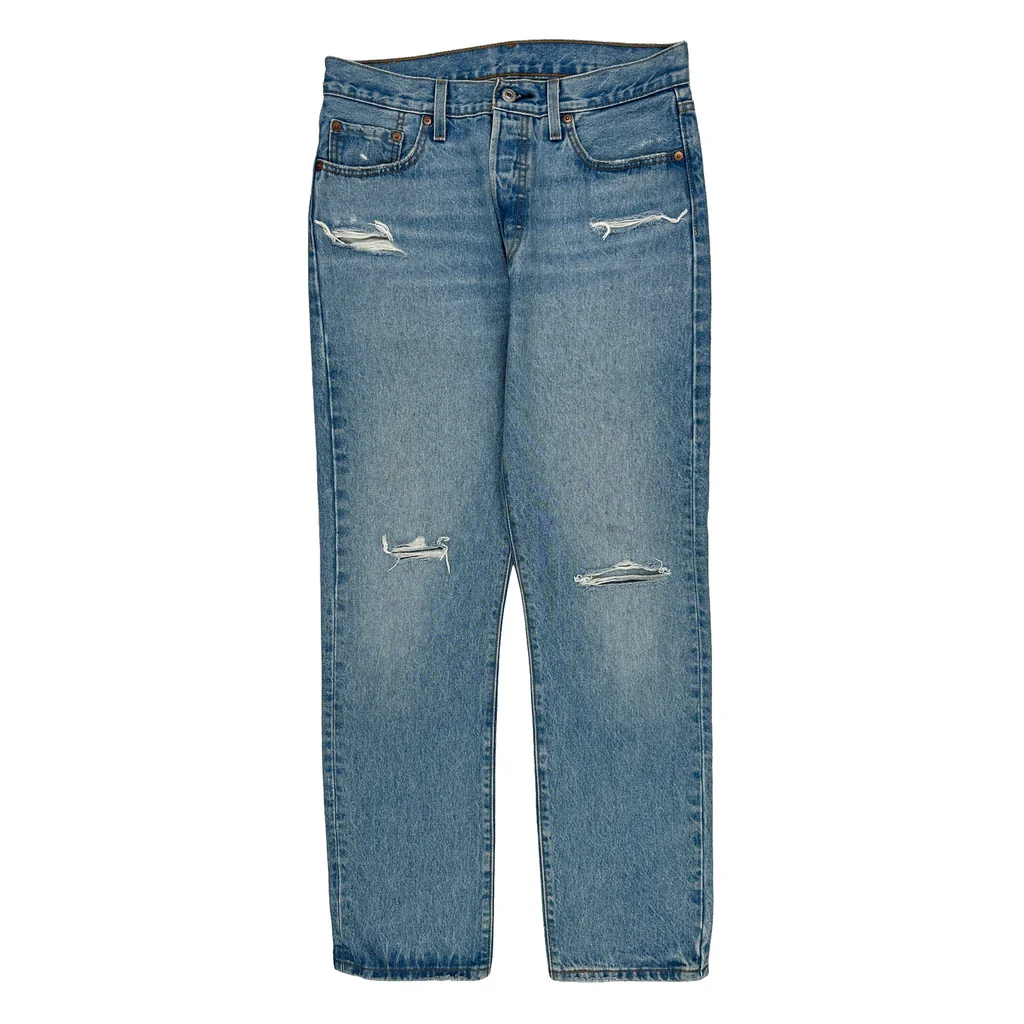 501 Levis Jeans - 30W 30L Blue Cotton - Image 2