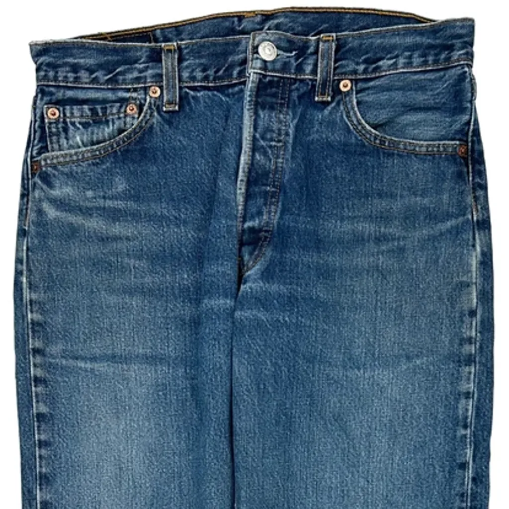 501 Levis Jeans - 30W 29L Blue Denim - Image 9