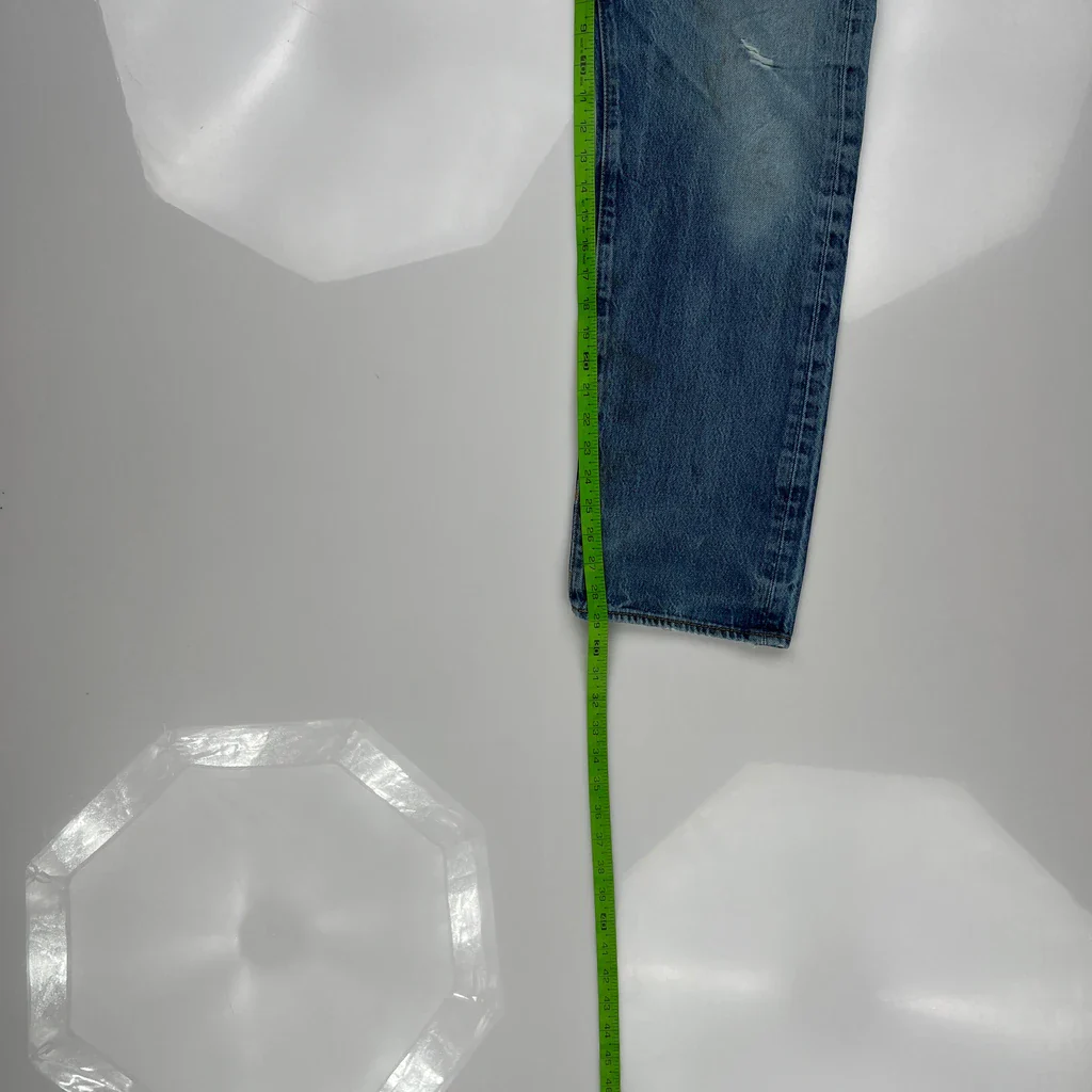 501 Levis Jeans - 30W 29L Blue Cotton - Image 5