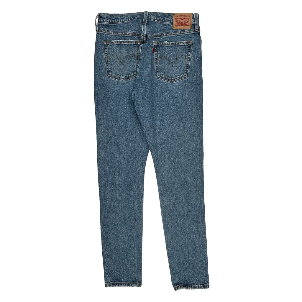 501 Levis Jeans - 31W 27L Blue Cotton