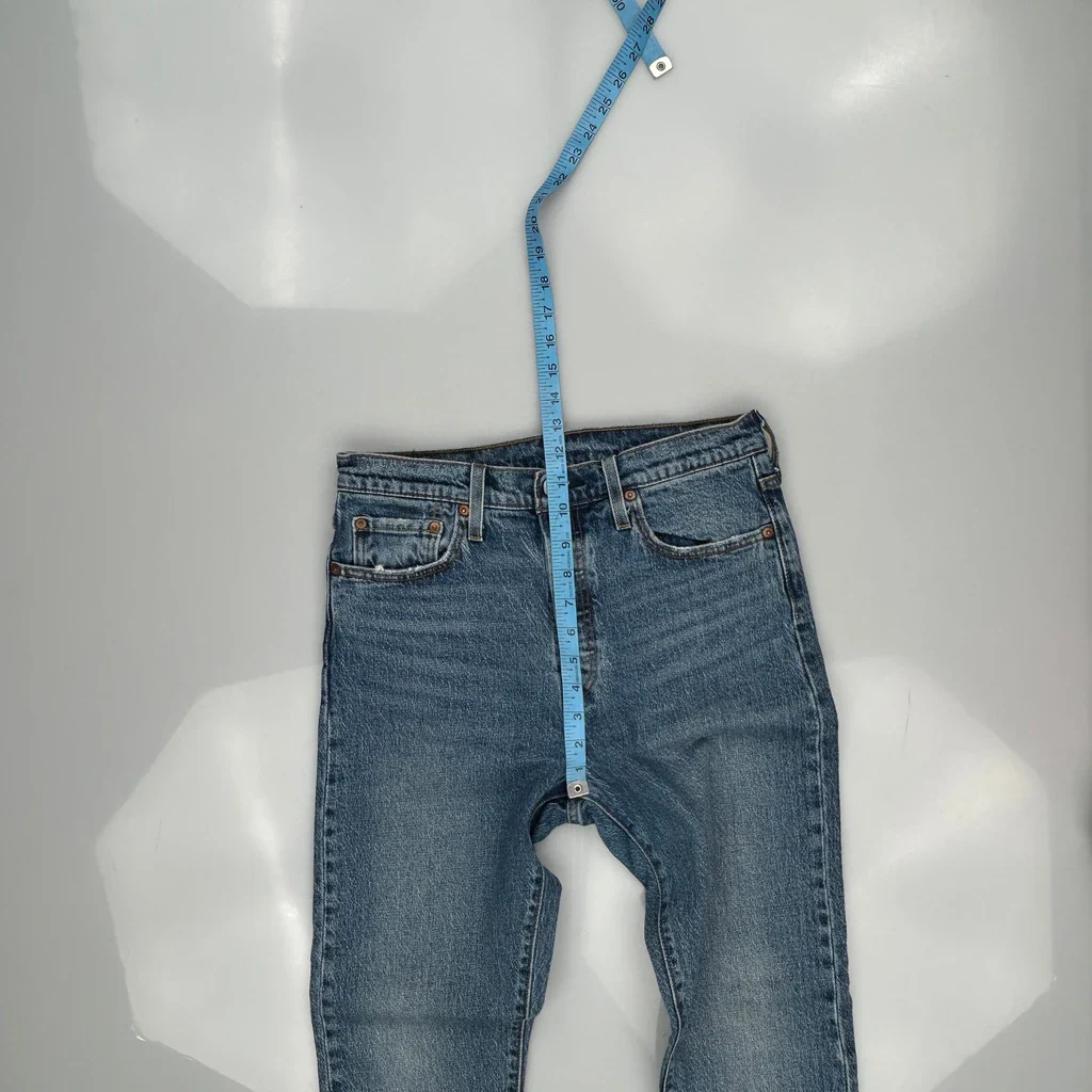 501 Levis Jeans - 31W 27L Blue Cotton - Image 5
