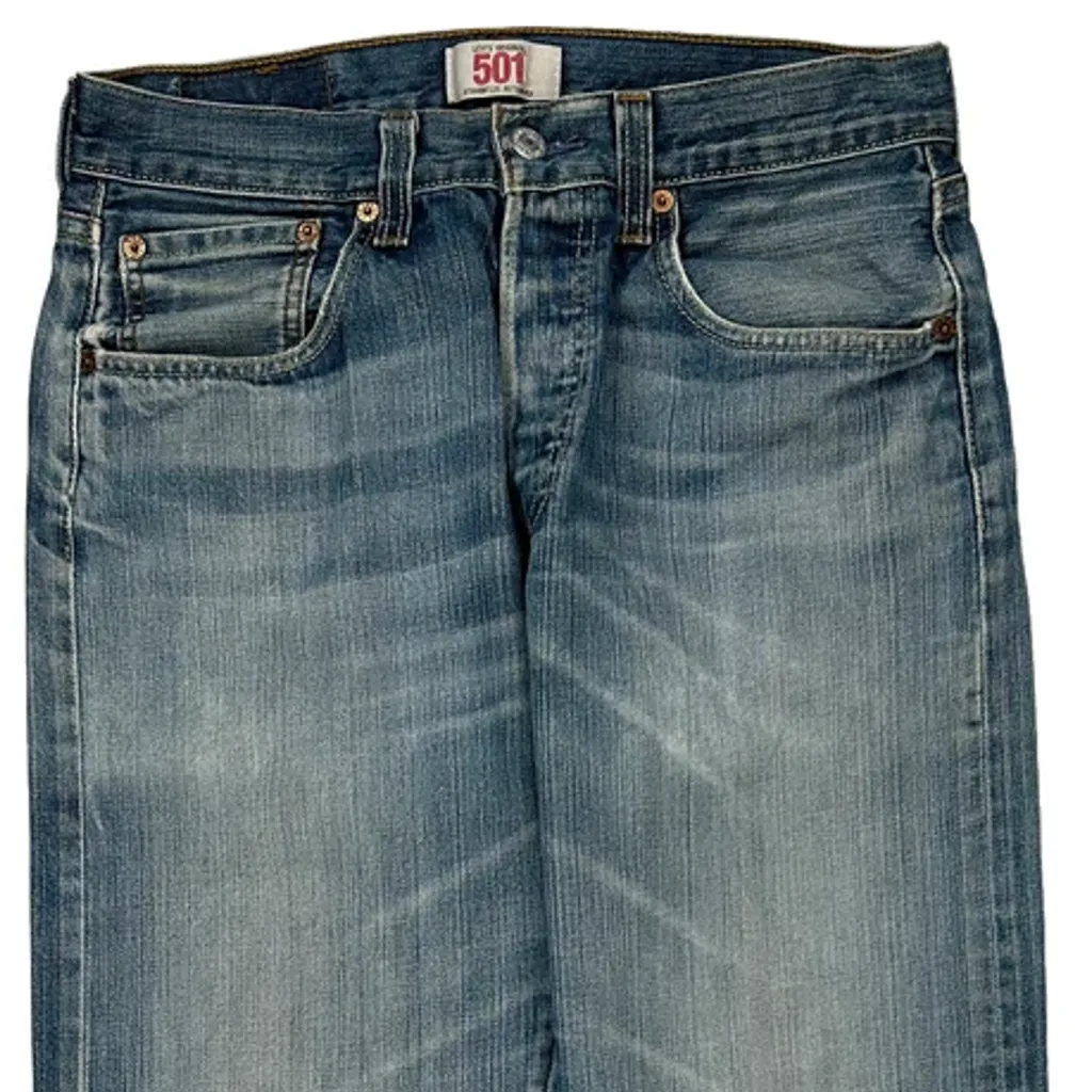501 Levis Jeans - 31W 29L Blue Denim - Image 10