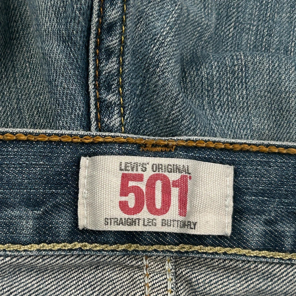 501 Levis Jeans - 31W 29L Blue Denim - Image 6