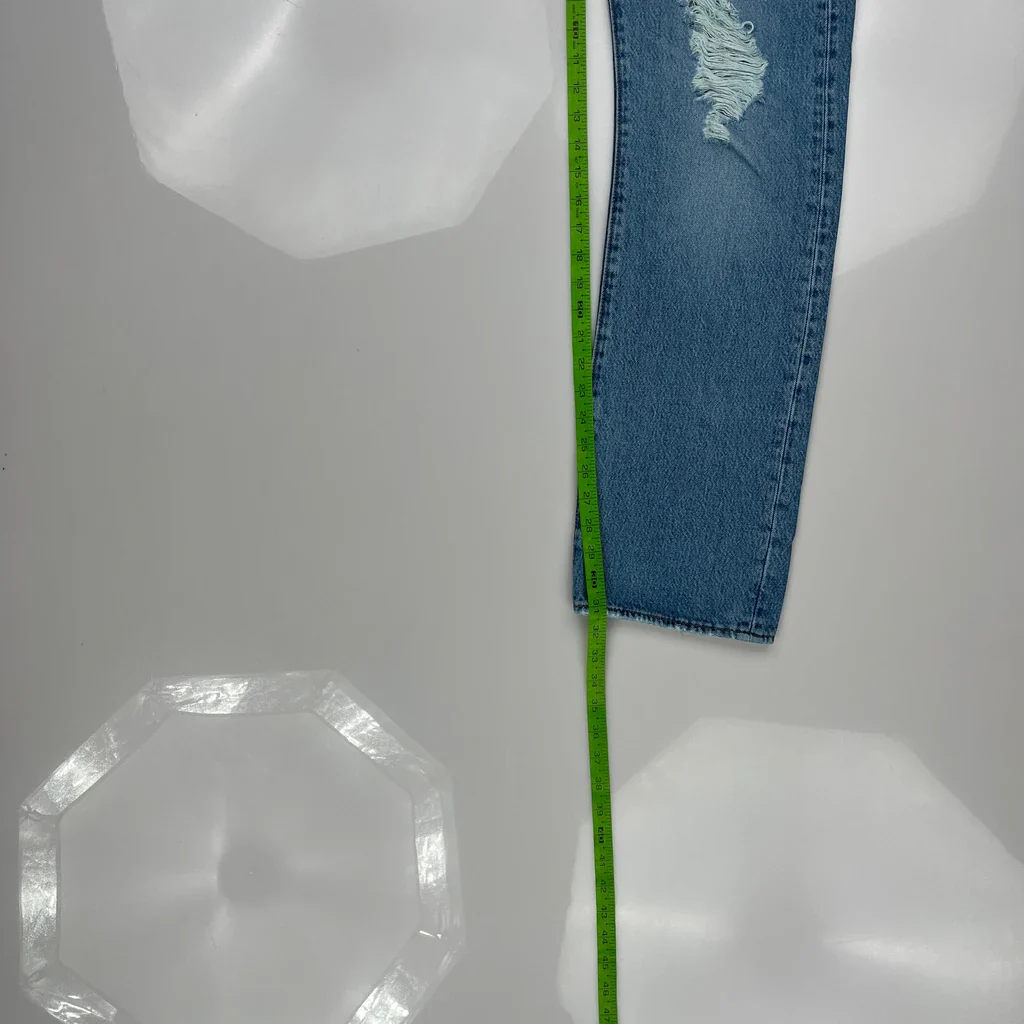 501 Levis Jeans - 31W 32L Blue Cotton - Image 5