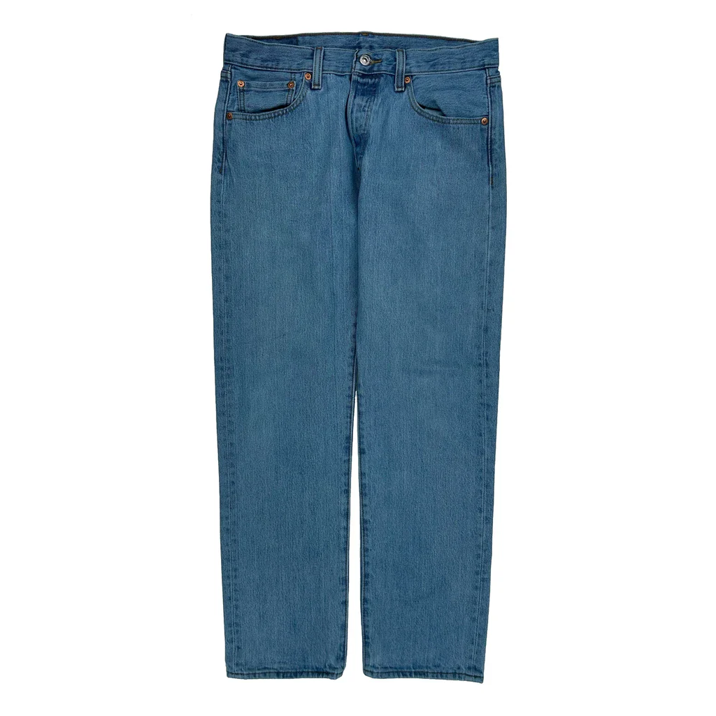 501 Levis Jeans - 31W 30L Blue Cotton - Image 2