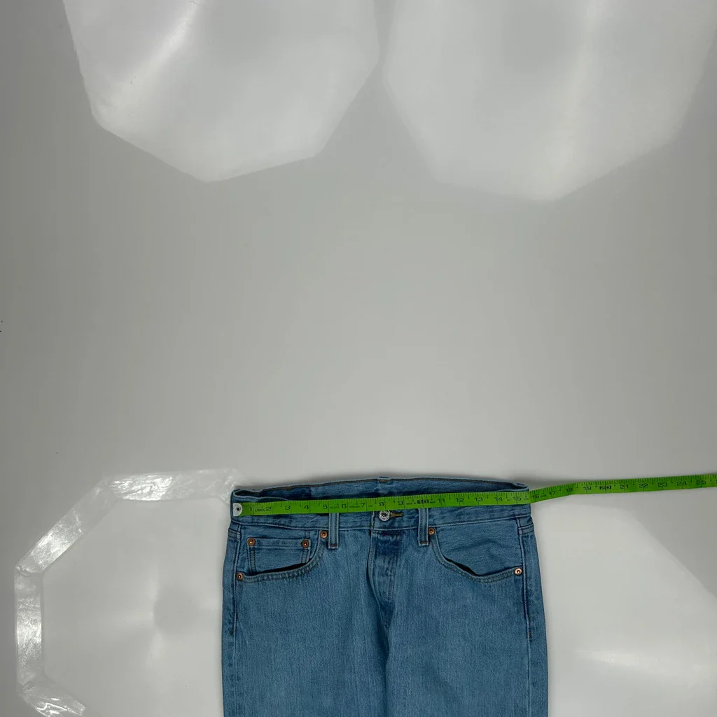 501 Levis Jeans - 31W 30L Blue Cotton - Image 3