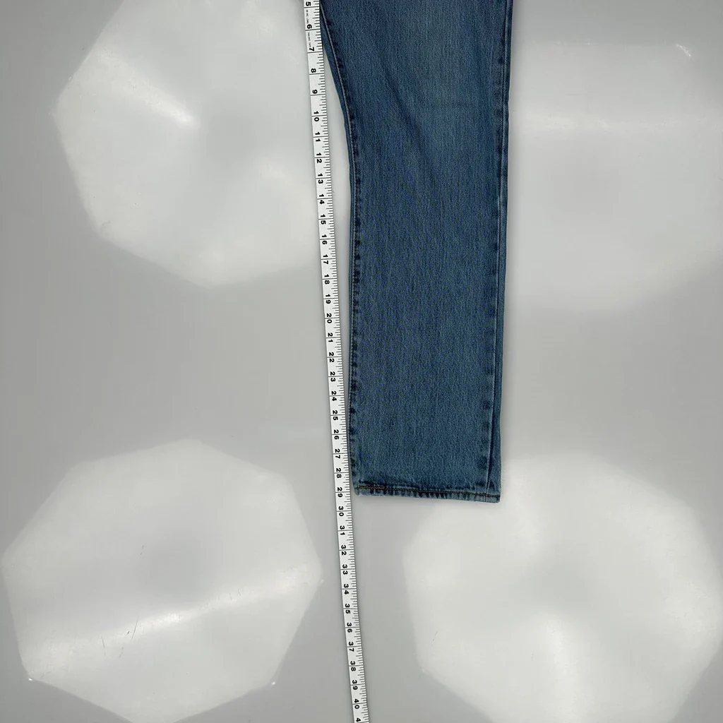 501 Levis Jeans - 32W 30L Blue Cotton - Image 5