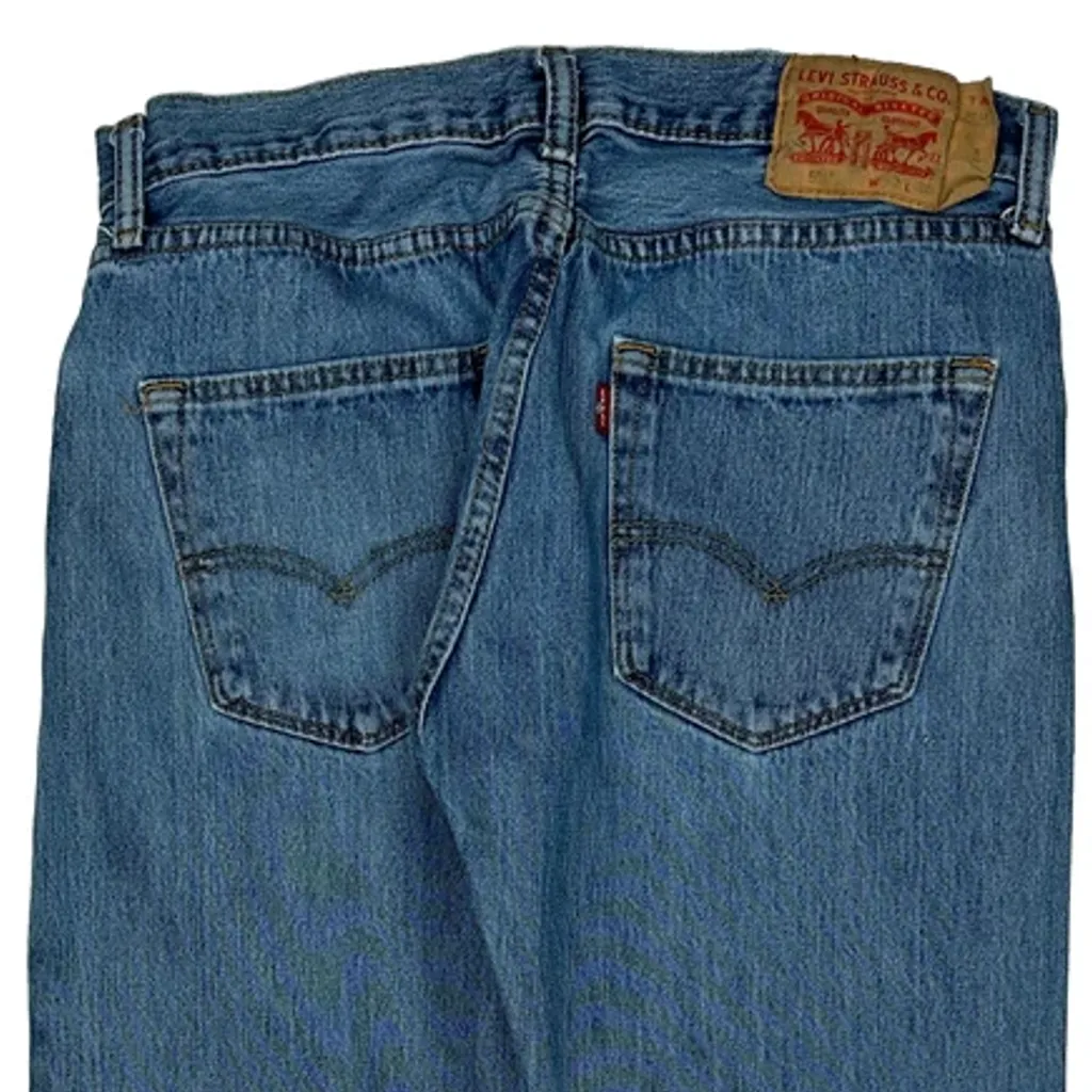 501 Levis Jeans - 32W 30L Blue Cotton - Image 9