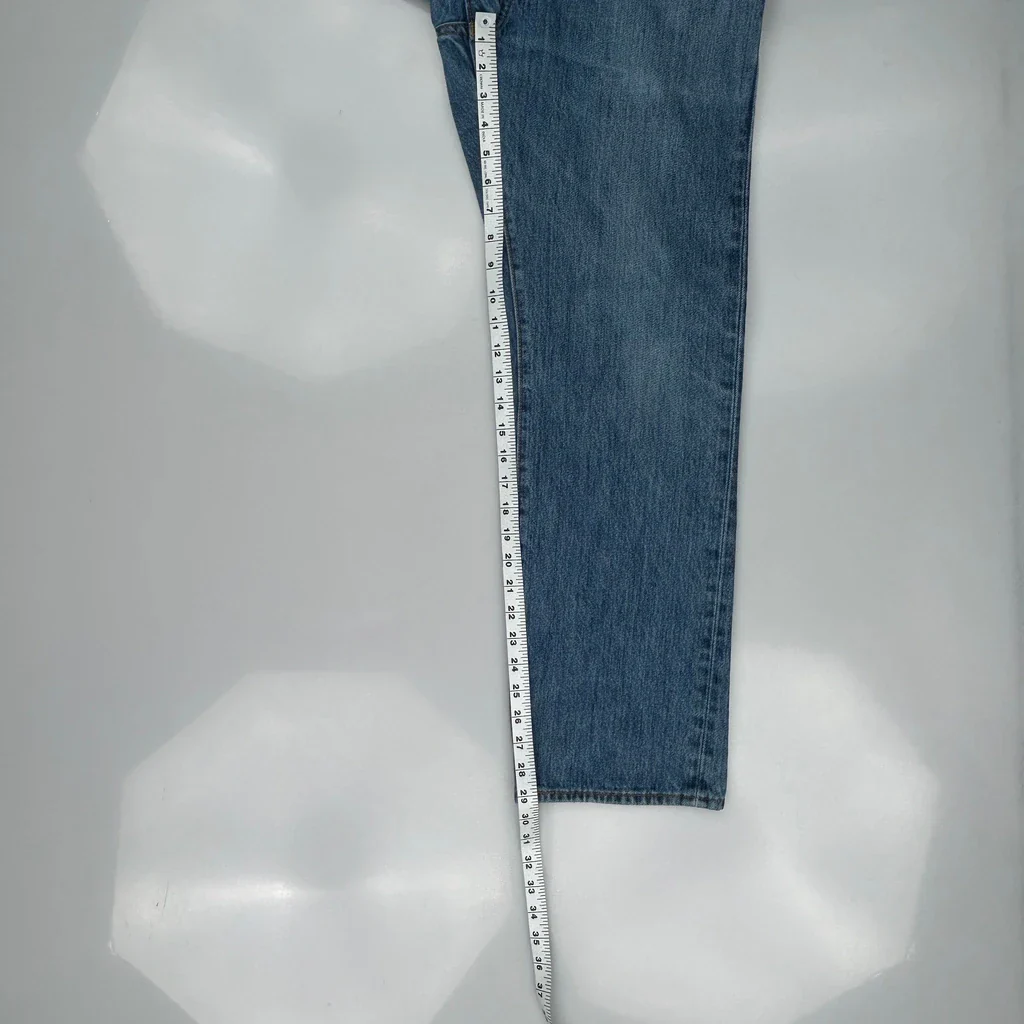 501 Levis Jeans - 32W 30L Blue Cotton - Image 5