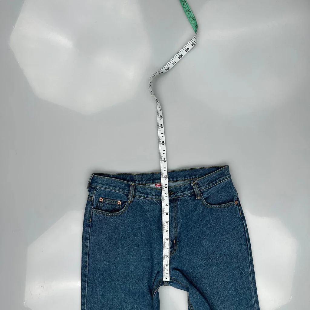 501 Levis Jeans - 32W 30L Blue Cotton - Image 4