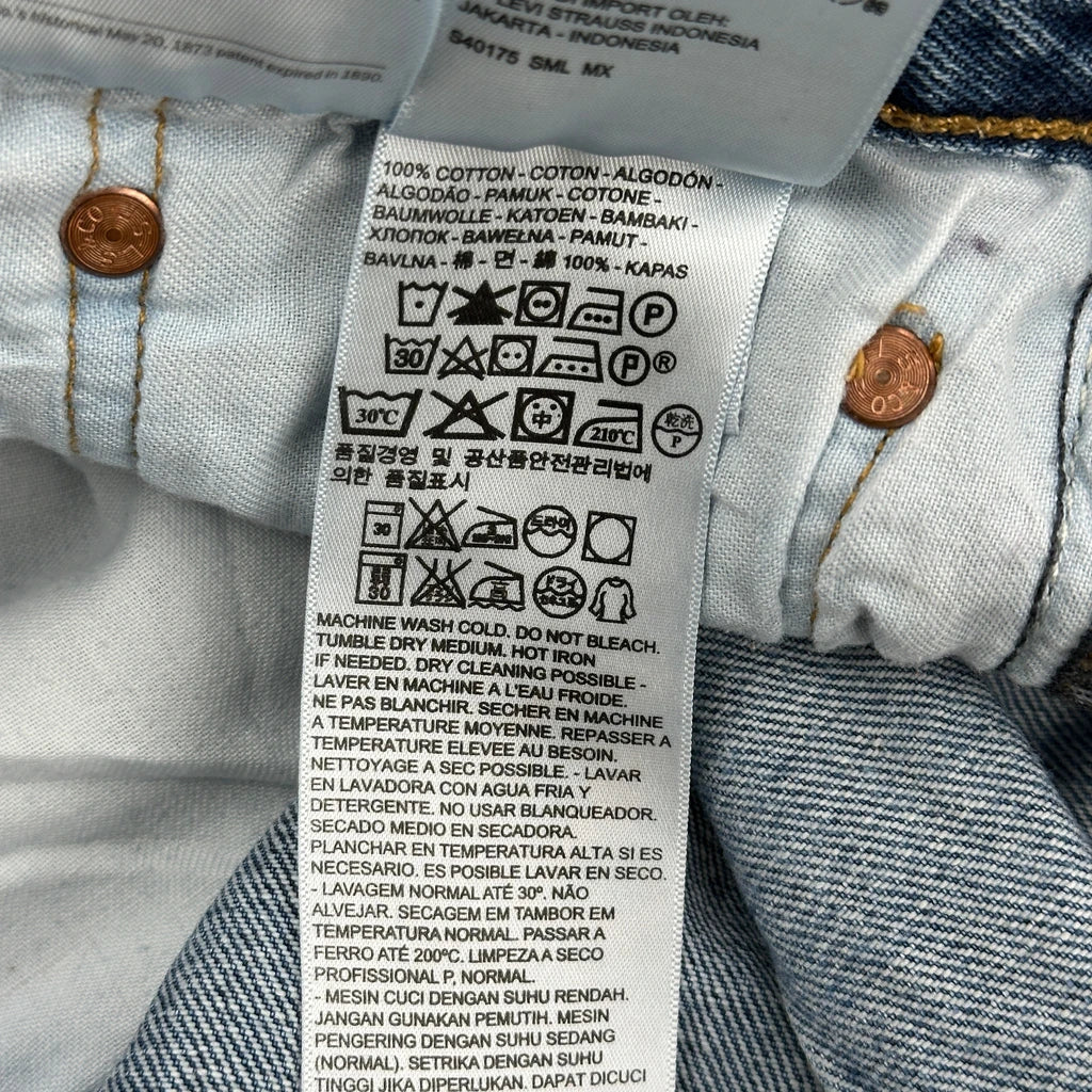 501 Levis Jeans - 34W 34L Blue Cotton - Image 6