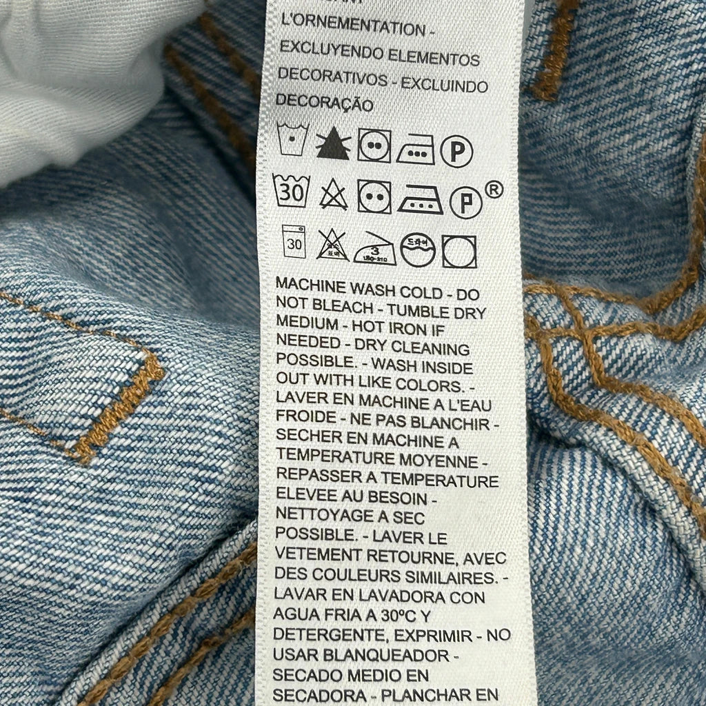 501 Levis Jeans - 32W 28L Blue Cotton - Image 6
