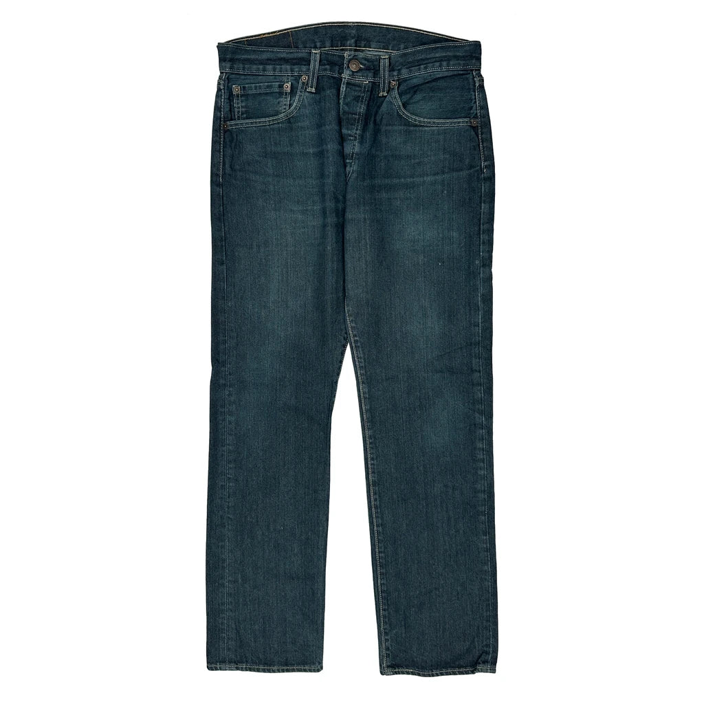 501 Levis Jeans - 32W 30L Blue Cotton - Image 2
