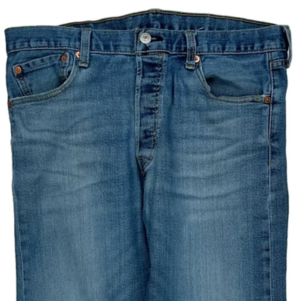 501 Levis Jeans - 32W 32L Blue Cotton - Image 10