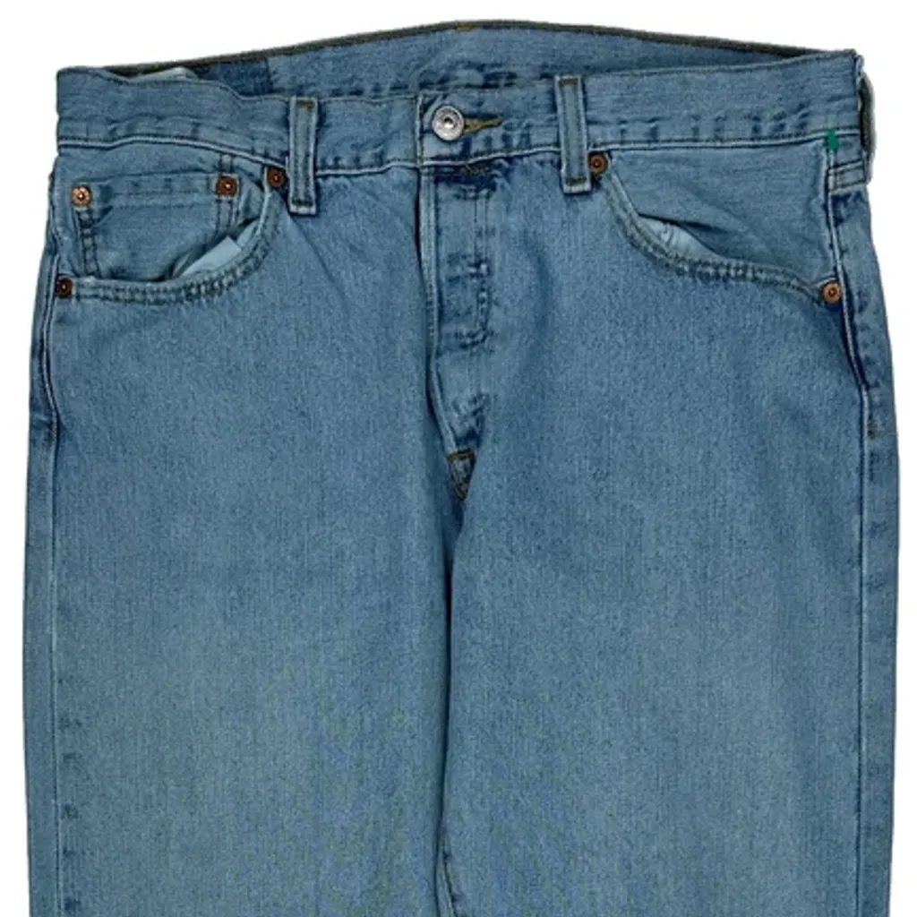 501 Levis Jeans - 33W 32L Blue Cotton - Image 10