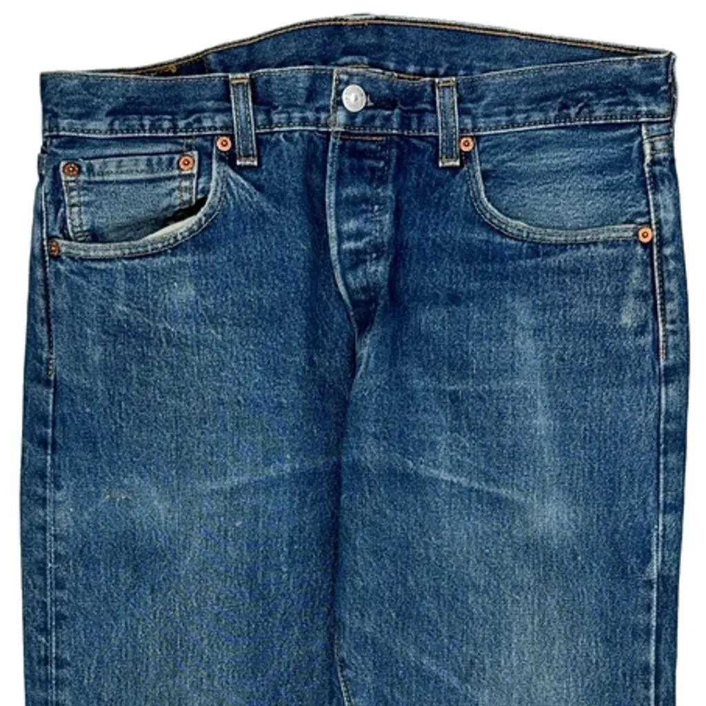 501 Levis Jeans - 33W 30L Blue Cotton - Image 11