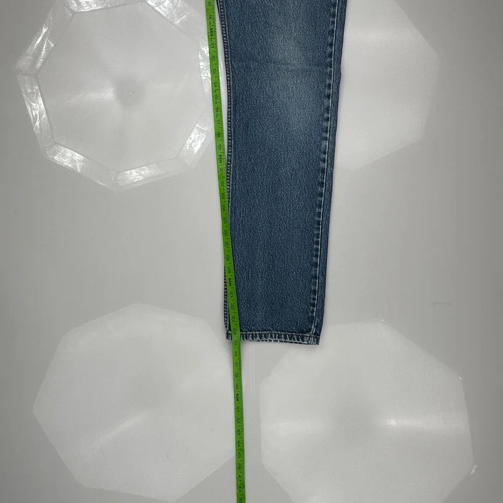 501 Levis Jeans - 33W 36L Blue Cotton - Image 5
