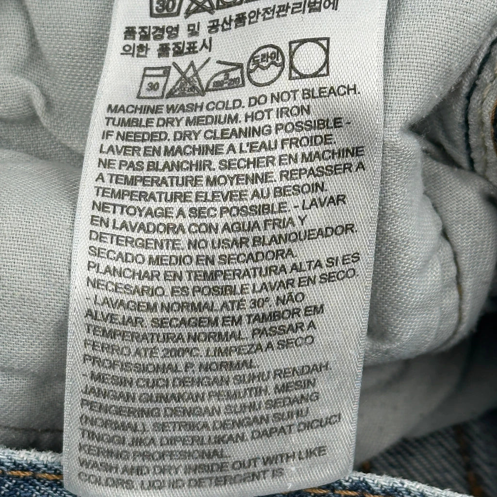 501 Levis Jeans - 33W 31L Blue Cotton - Image 5