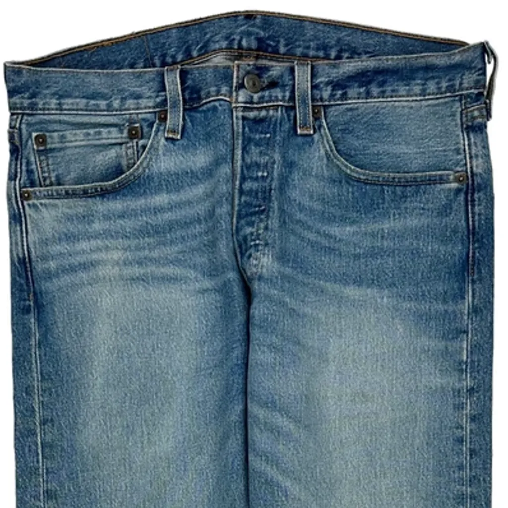501 Levis Jeans - 33W 30L Blue Cotton - Image 10