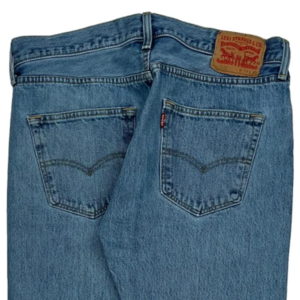 501 Levis Jeans - 33W 29L Blue Cotton - Image 8