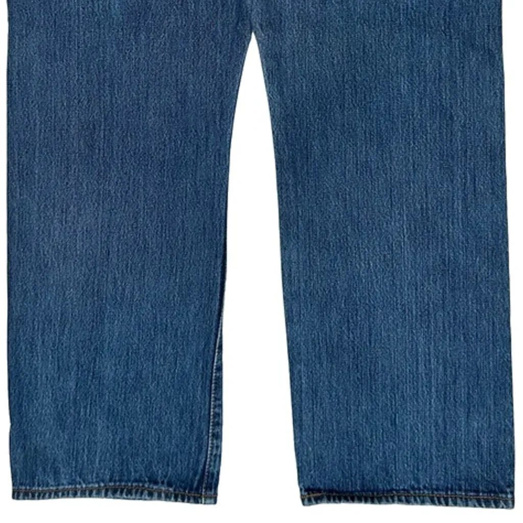 501 Levis Jeans - 34W 27L Blue Cotton - Image 7