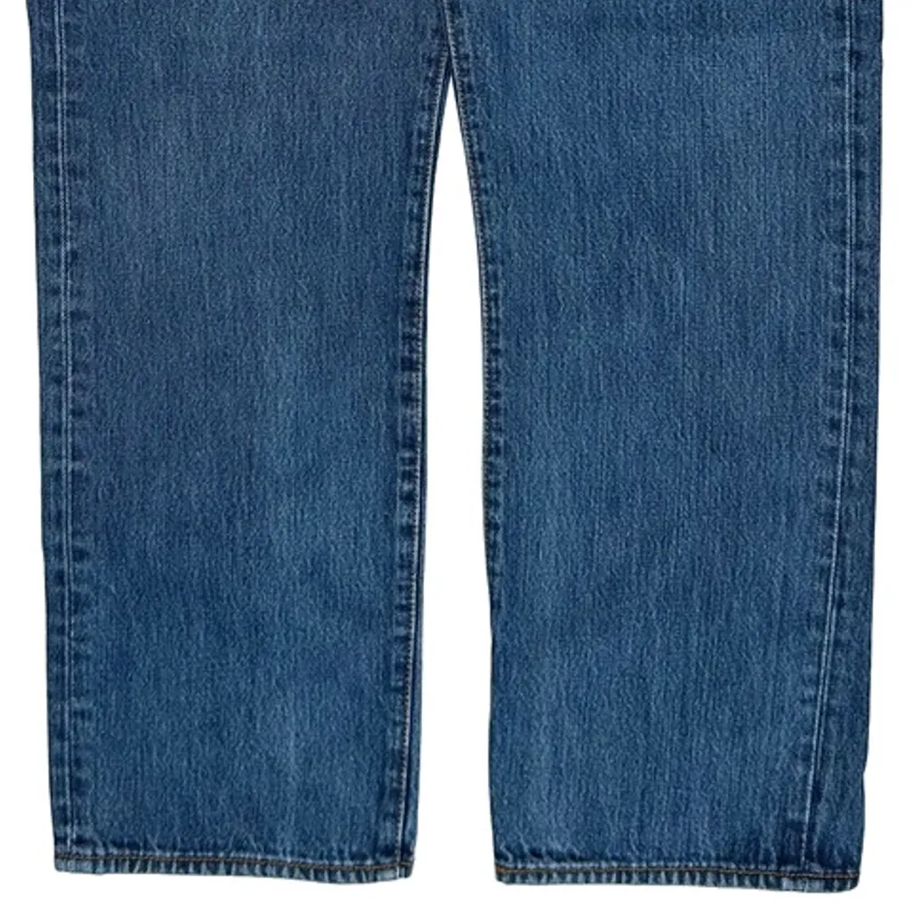 501 Levis Jeans - 34W 27L Blue Cotton - Image 9