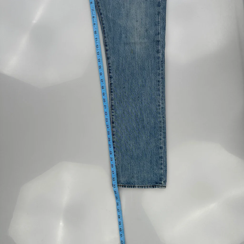 501 Levis Jeans - 34W 30L Blue Cotton - Image 5