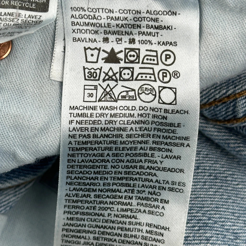 501 Levis Jeans - 34W 30L Blue Cotton - Image 6