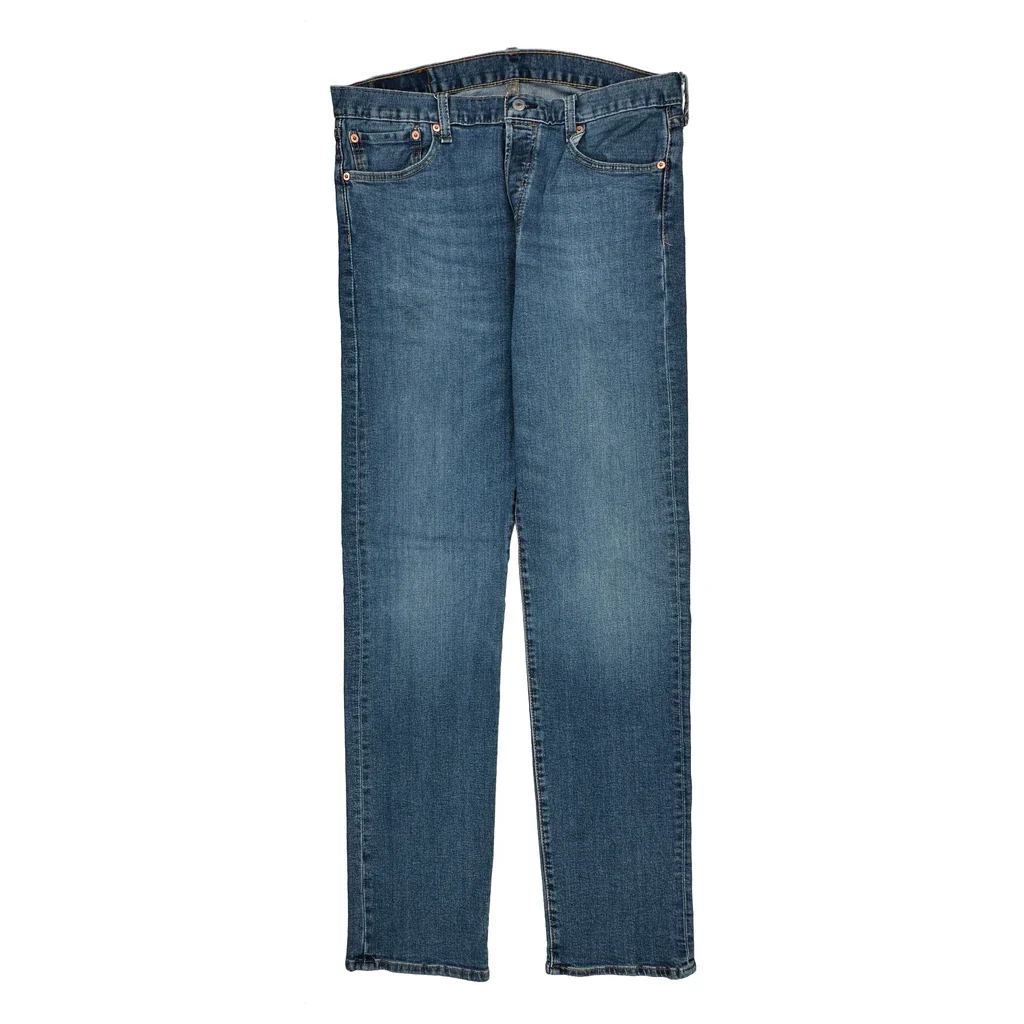 501 Levis Jeans - 34W 34L Blue Cotton - Image 2