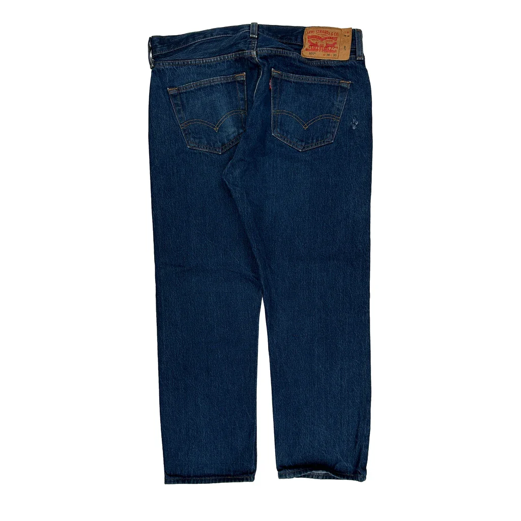 501 Levis Jeans - 34W 28L Blue Cotton