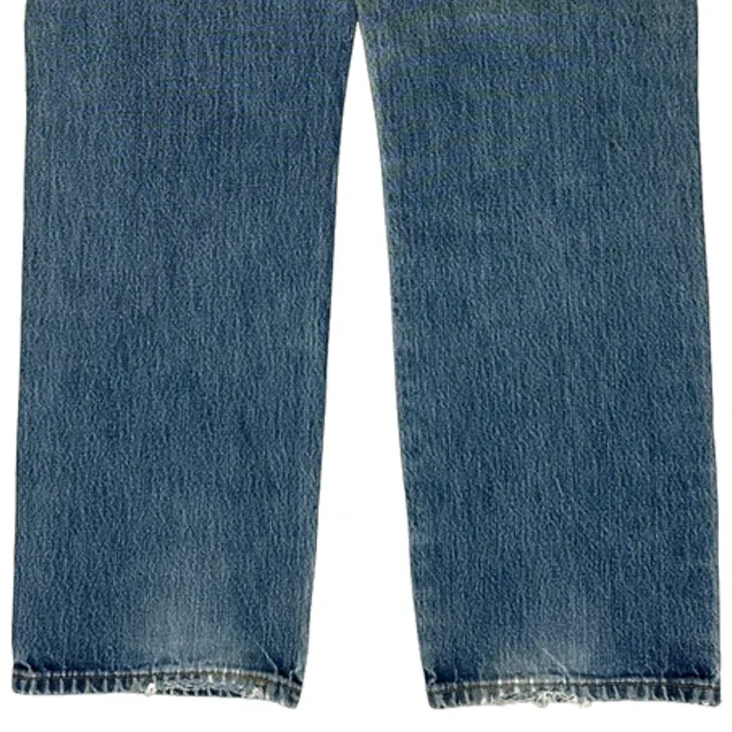 501 Levis Jeans - 34W 31L Blue Denim - Image 6