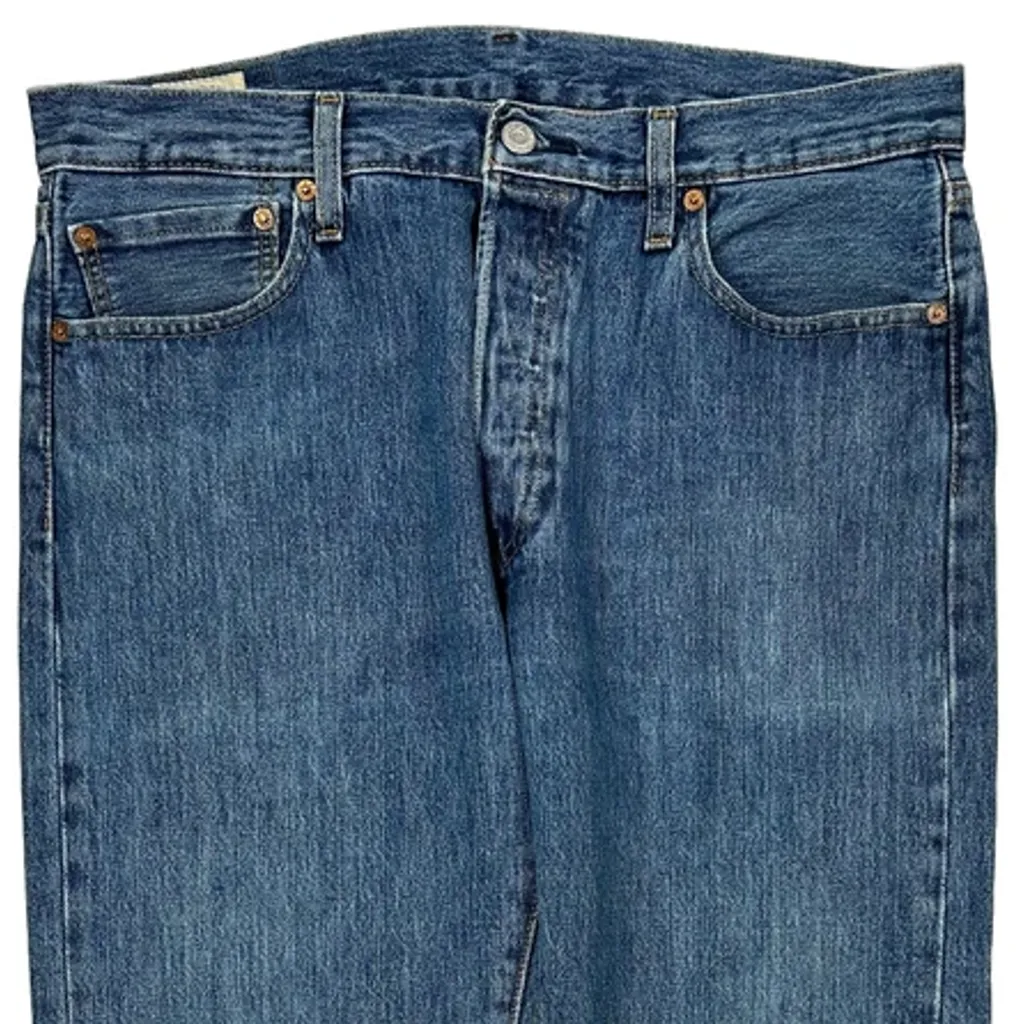 501 Levis Jeans - 34W 29L Blue Cotton - Image 10
