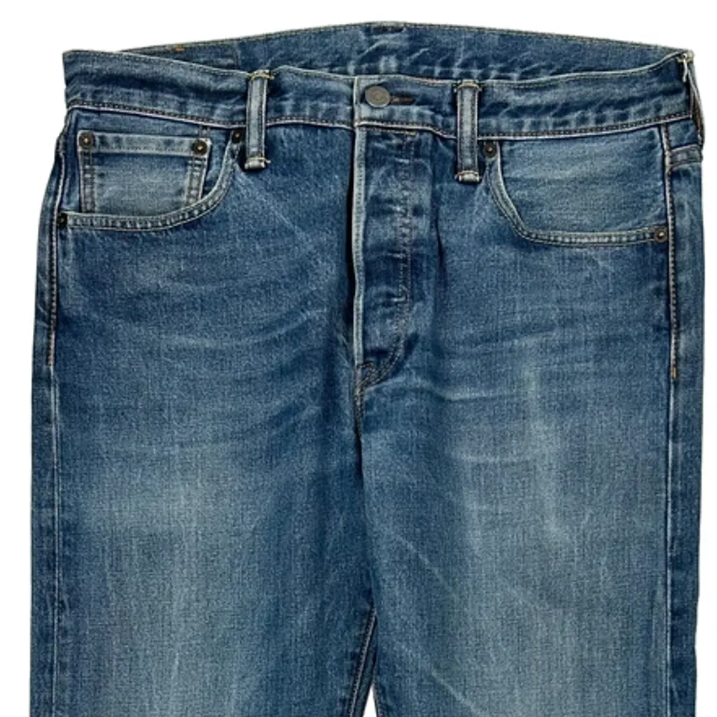 501 Levis Jeans - 34W 30L Blue Cotton - Image 10