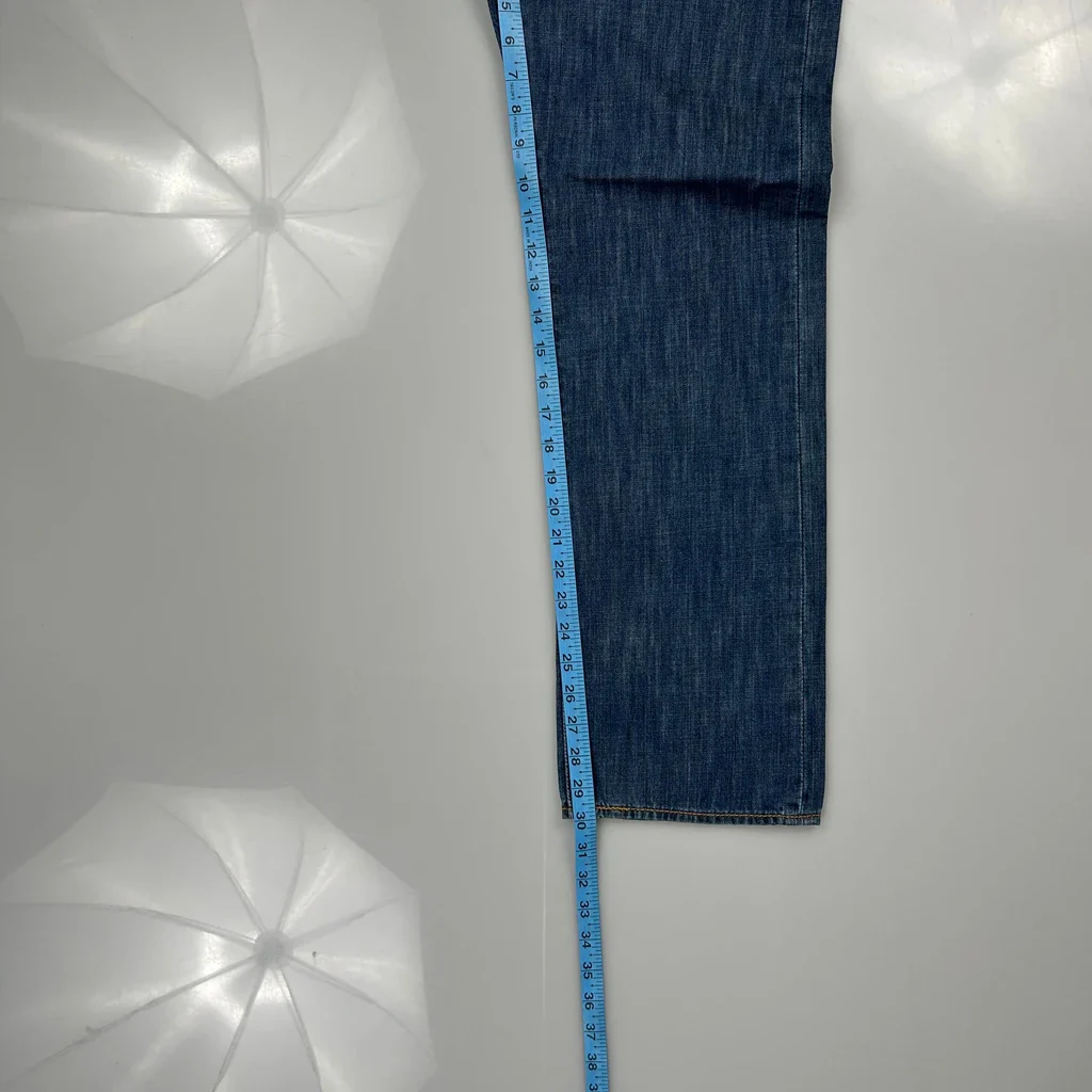 501 Levis Jeans - 34W 30L Blue Cotton - Image 5