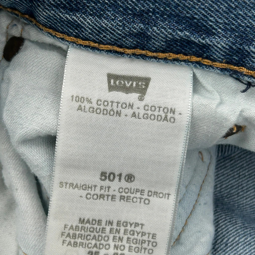 501 Levis Jeans - 35W 32L Blue Cotton - Image 5