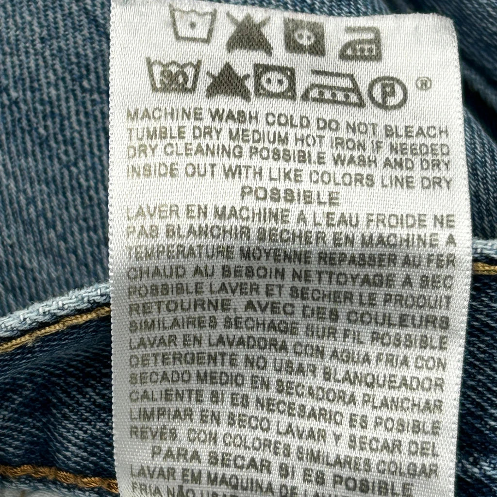 501 Levis Jeans - 35W 32L Blue Cotton - Image 6