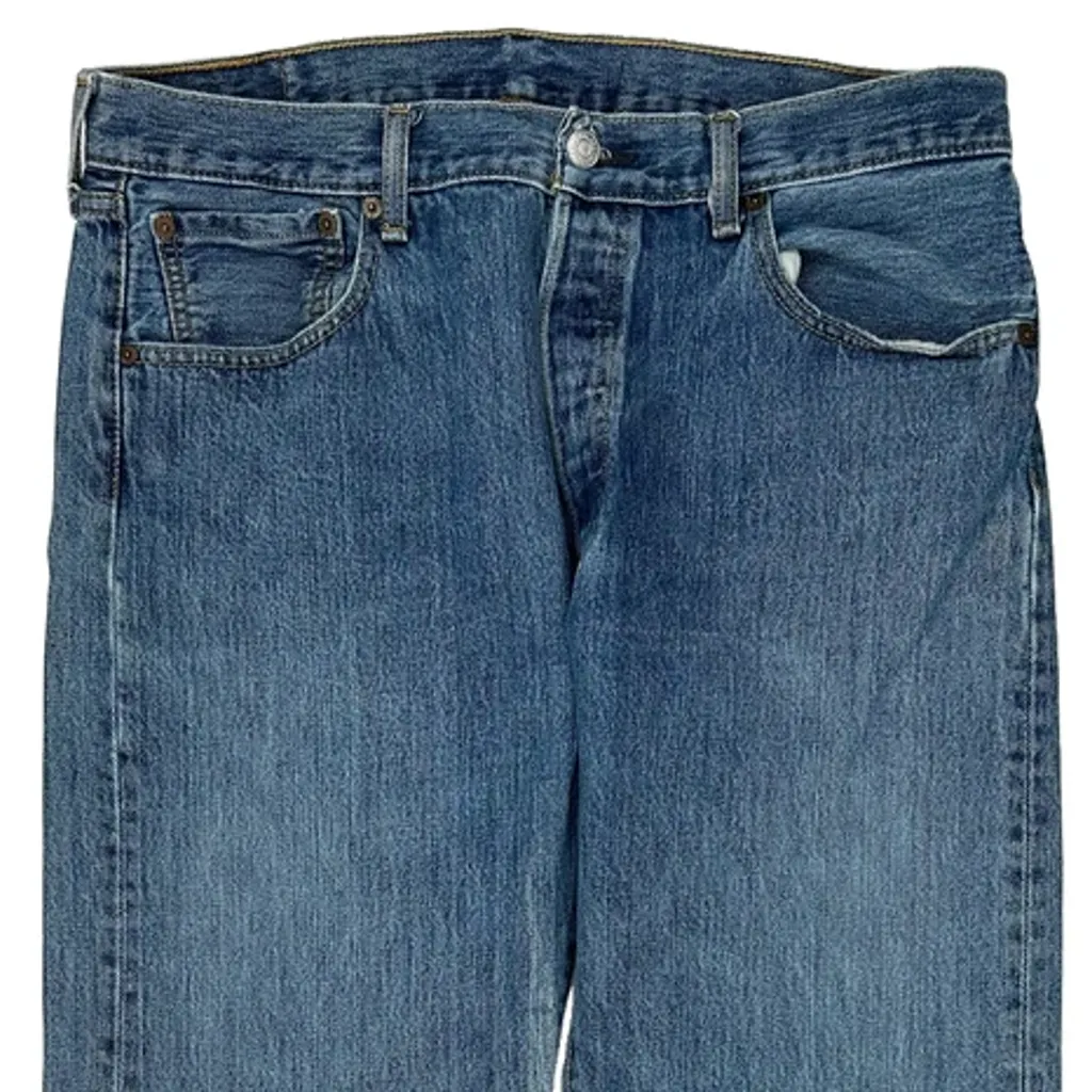 501 Levis Jeans - 35W 32L Blue Cotton - Image 9