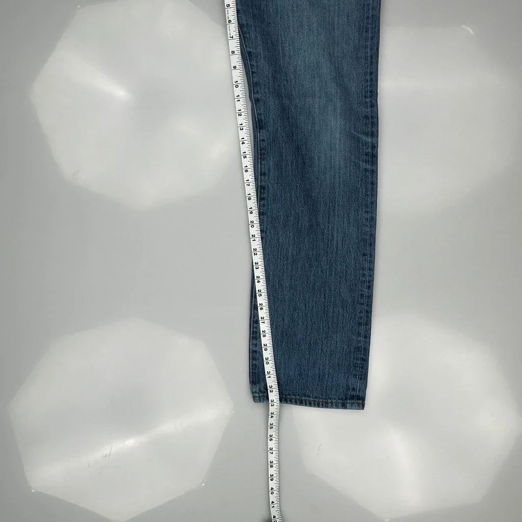 501 Levis Jeans - 36W 34L Blue Cotton - Image 5