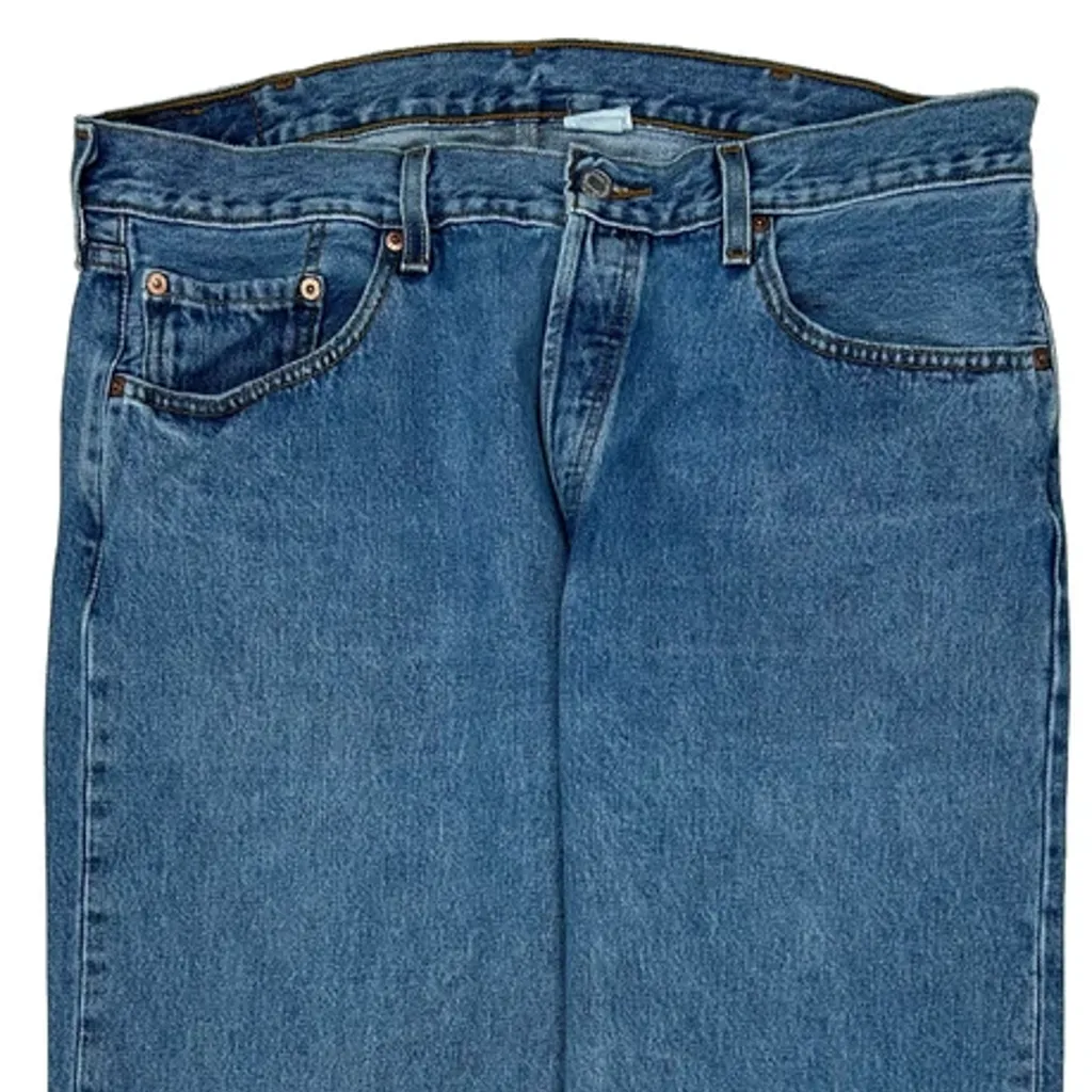 501 Levis Jeans - 36W 31L Blue Denim - Image 8