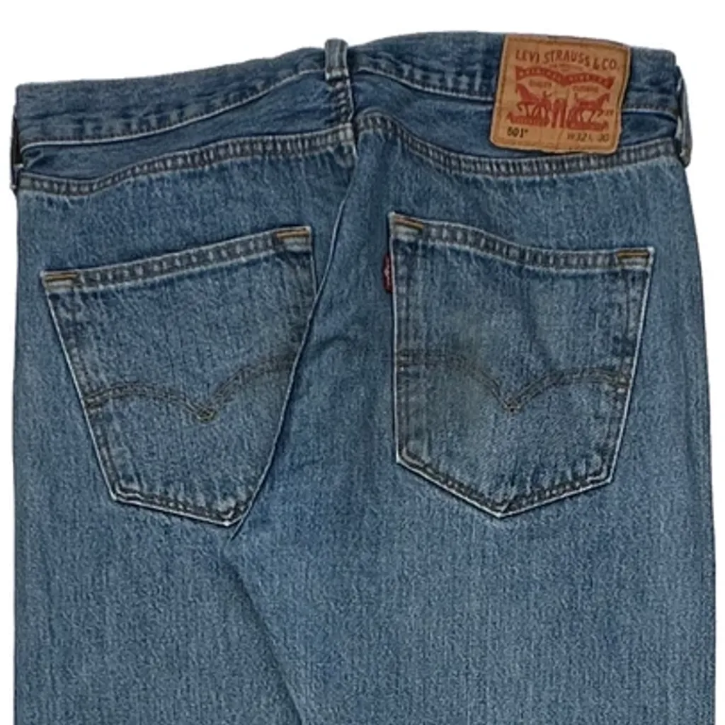501 Levis Jeans - 36W 29L Blue Cotton - Image 8