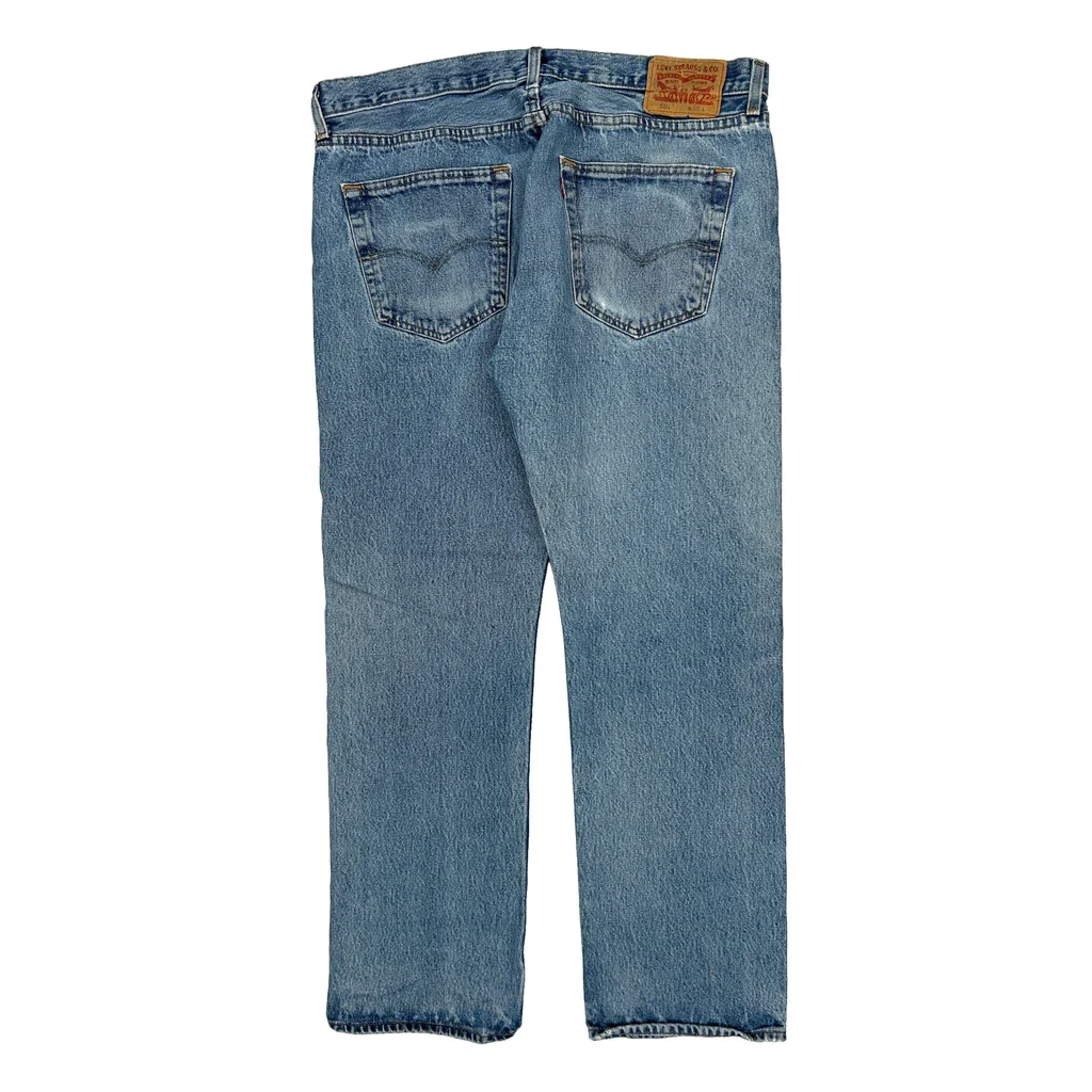 501 Levis Jeans - 36W 30L Blue Cotton