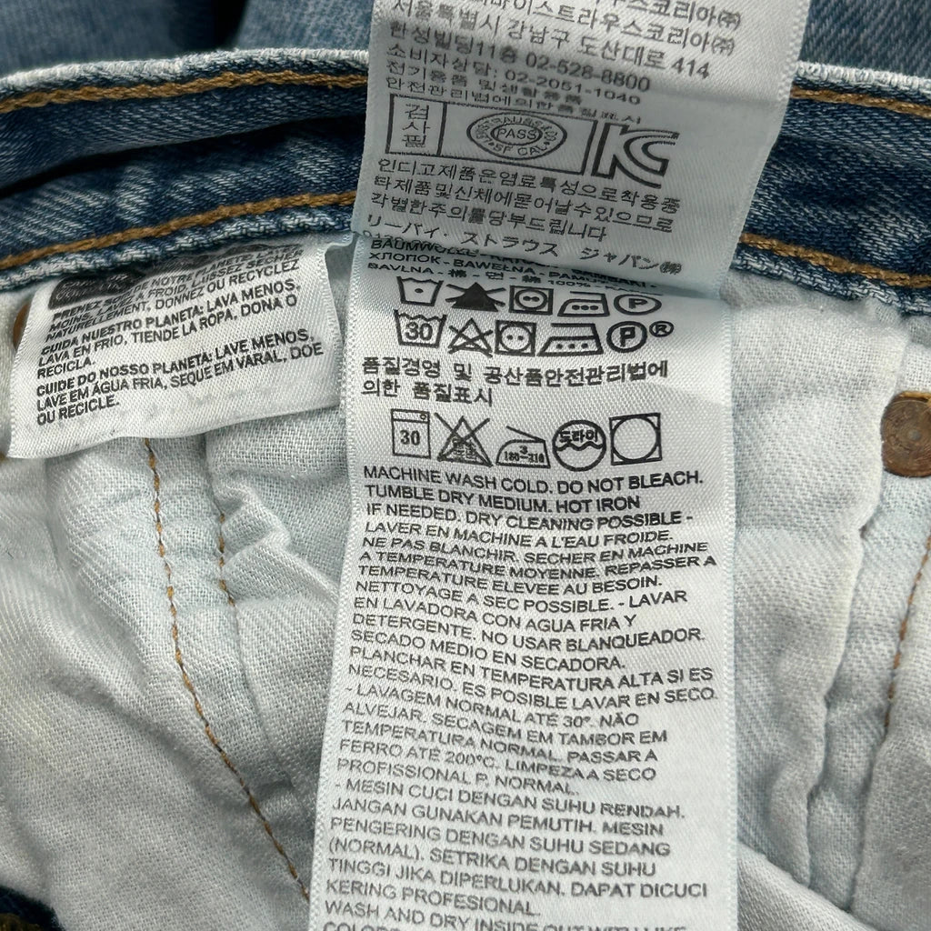 501 Levis Jeans - 36W 30L Blue Cotton - Image 6