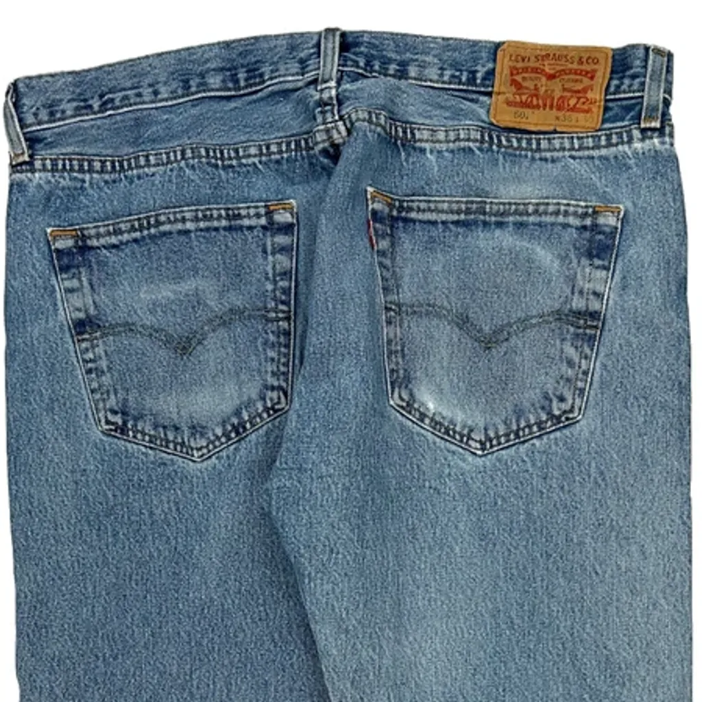 501 Levis Jeans - 36W 30L Blue Cotton - Image 8