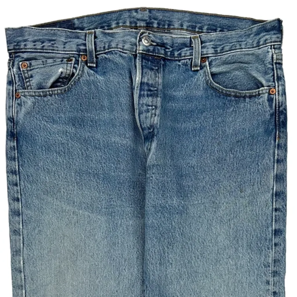 501 Levis Jeans - 36W 30L Blue Cotton - Image 9