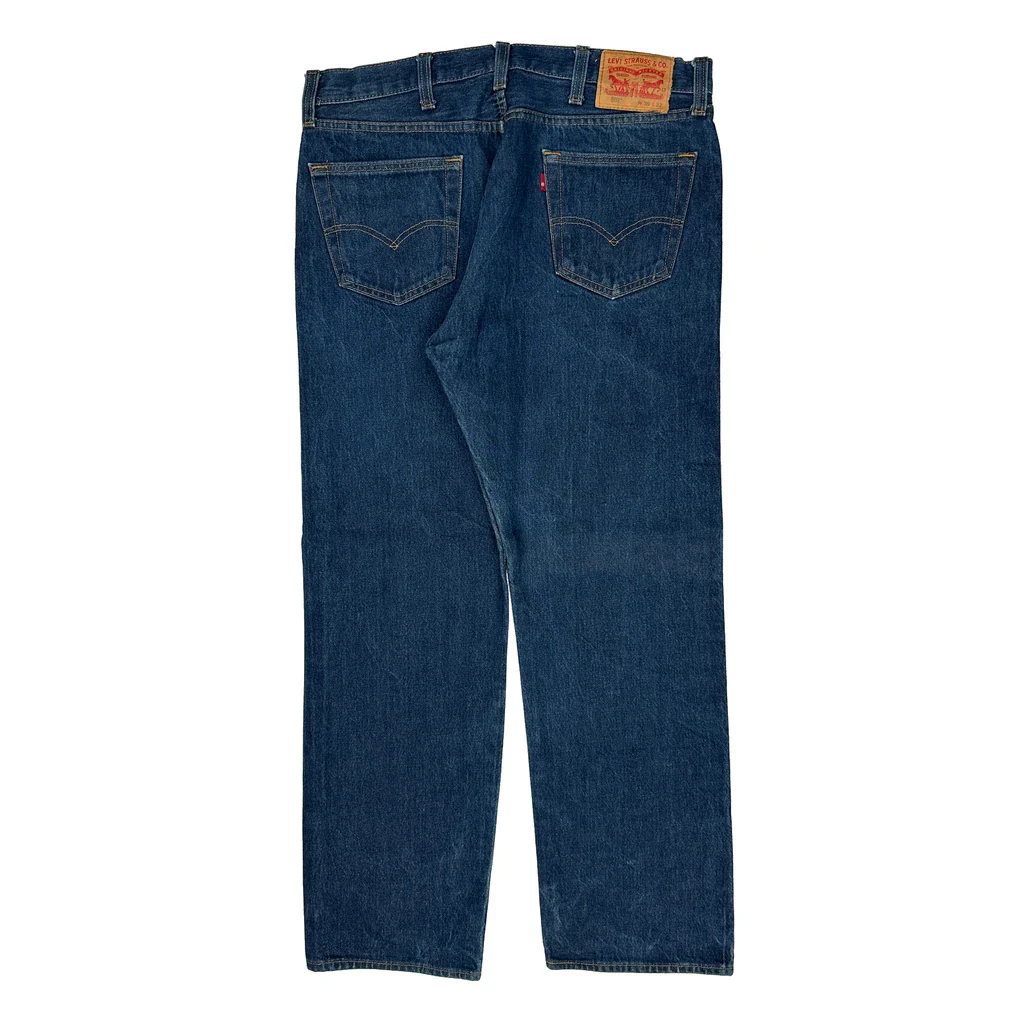 501 Levis Jeans - 36W 30L Blue Cotton