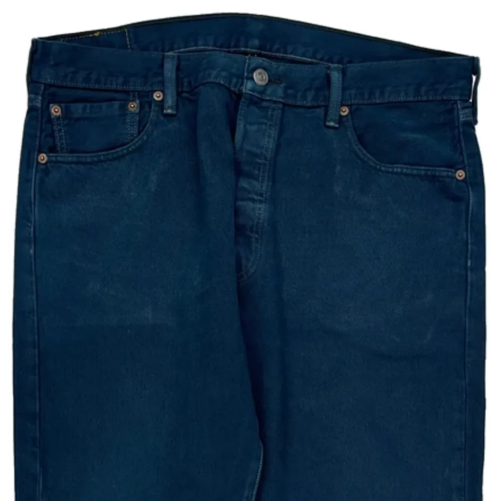 501 Levis Jeans - 36W 31L Blue Cotton - Image 10