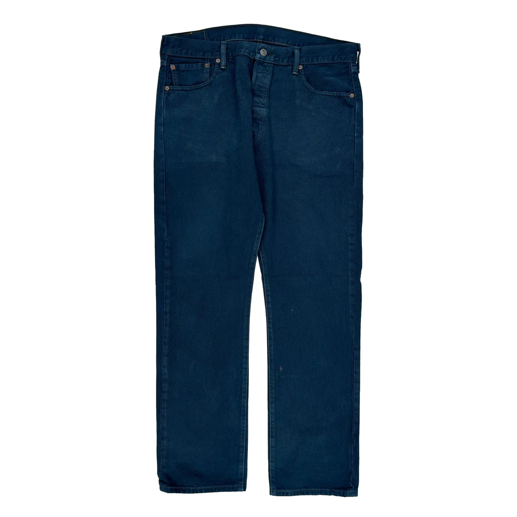 501 Levis Jeans - 36W 31L Blue Cotton - Image 2