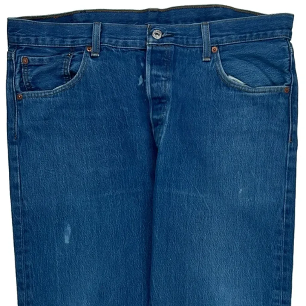 501 Levis Jeans - 36W 28L Blue Cotton - Image 9